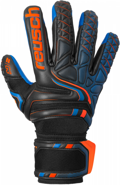 Reusch Attrakt G3 Evolution NC 5070949 7083 black blue orange front